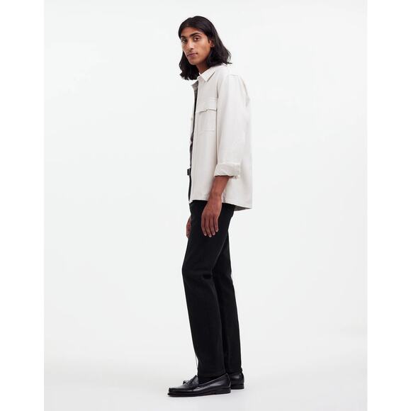 NWOT Madewell Men's Mid Rise Straight Leg Slim Jeans Denim Black Size 33x32 - Picture 12 of 12